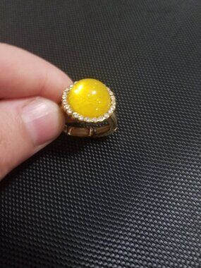 "My Moon(stone)" Stretch-Halo-Ring